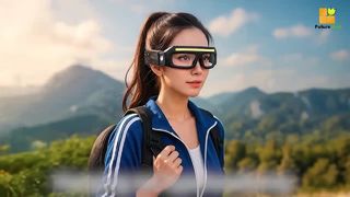 Lampada frontale ricaricabile a mani libere per lavoro e attività all'aperto