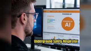 I prodotti chimici interni del respiratore di autosalvataggio ZL60 di piccole dimensioni includono per la vetrina delle miniere sotterranee