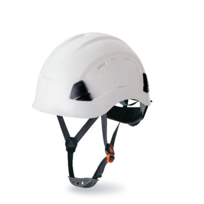 comprare Casco di sicurezza regolabile in ABS con imbracatura per la testa a 6 punti e dimensioni 53-64 cm per la costruzione e la protezione esterna fabbricazione online