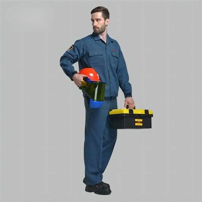 comprare Divise da lavoro di sicurezza per ingegneri elettrici con tessuto intrinsecamente ignifugo per protezione da archi elettrici, standard NFPA 70E, leggere e confortevoli fabbricazione online