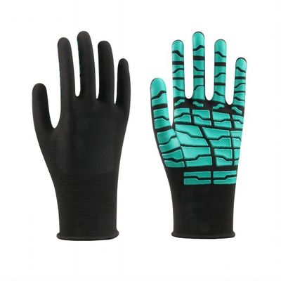 comprare Guanti di gomma di calibro 13 con rivestimento in lattice e schiena aperta per una maggiore presa e comfort fabbricazione online