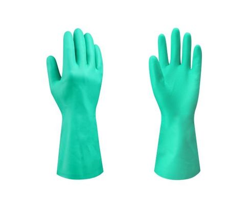 comprare L'olio resistente dei guanti del calibro 8 la m. Size Reusable Chemical rinforza il nitrile solvente acido dell'olio fabbricazione online
