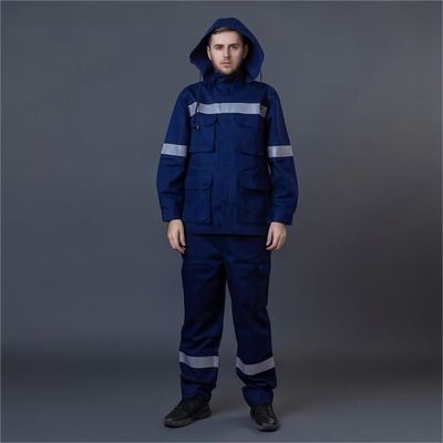 comprare Tute di sicurezza ignifughe resistenti all'usura da 115 g/m² per lavoratori fabbricazione online