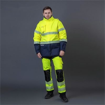 comprare 220 alle alte uniformi del lavoro della sicurezza di visibilità 260gsm impermeabilizzi per i lavoratori dell'industria fabbricazione online
