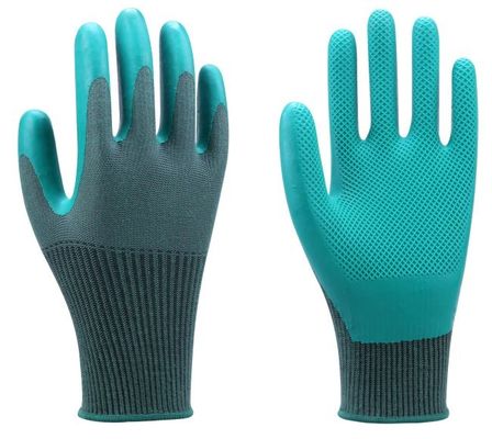 comprare Guanti da lavoro di sicurezza resistenti al taglio, rivestiti di ecolatex, di calibro 13, per uso industriale fabbricazione online