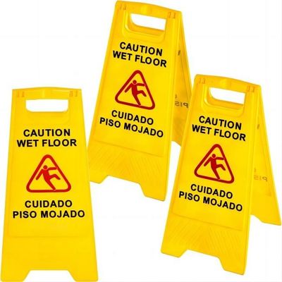 comprare Segnaletica di sicurezza bagnata d'attaccatura del pavimento di cautela di plastica diritta di sicurezza 0.86kg fabbricazione online