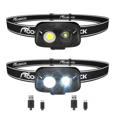 comprare Lampada frontale ricaricabile impermeabile IP65 con luminosità 500LM per luce da lavoro all'aperto fabbricazione online