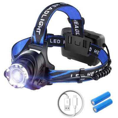 comprare 300 lumens luminosità impermeabile IPX4 angolo regolabile faro a LED torcia per campeggio e escursioni fabbricazione online