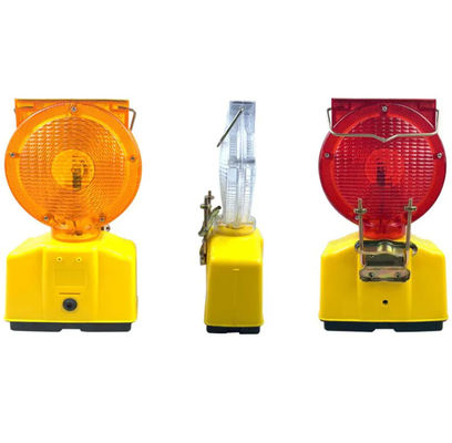 comprare Lampada di avvertimento solare impermeabile IP 57 con pannello solare da 5,5 V a 0,3 W e gamma visiva superiore a 1500 m fabbricazione online
