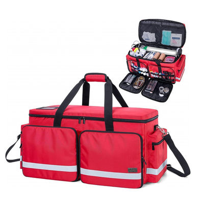 Un buon prezzo. Materiale di nylon, sacchetto di primo soccorso medico di emergenza certificato CE con grande compartimento per serbatoio di ossigeno in linea