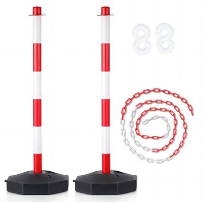 Un buon prezzo. Coni di delineatore di traffico di 2 pacchetti 86cm con la plastica bassa riempibile del PE degli accessori di sicurezza stradale in linea