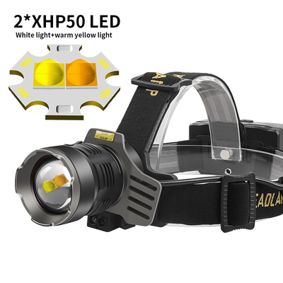Un buon prezzo. Faro anteriore a LED ricaricabile ad alta luminosità OEM, torcia frontale USB-C impermeabile zoomabile per esterni e lavoro – Serie FT-H651A in linea